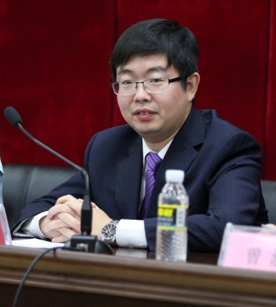 1447723246129900.jpg 科技部国际人才交流与培训处霍宏伟博士讲话.JPG